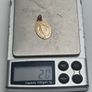 9ct Yellow Gold Miraculous Medal Pendant Image 4