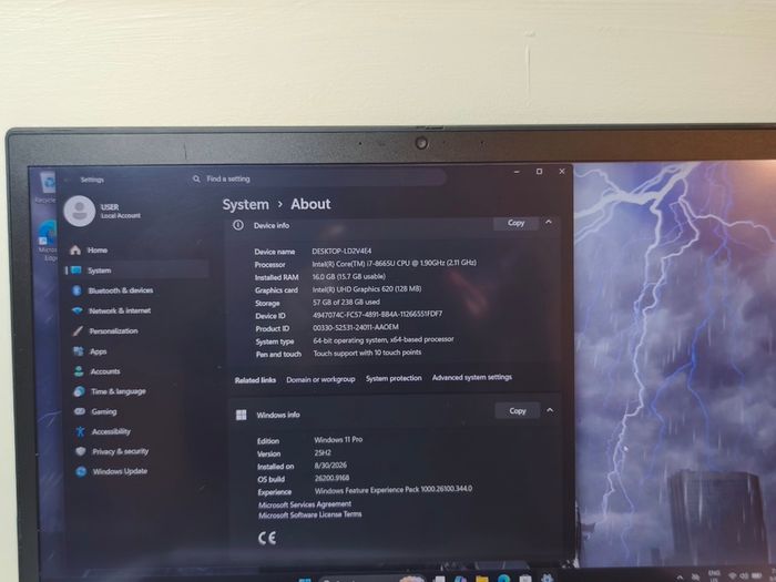 Lenovo ThinkPad T590 Intel i7 8th Gen | 16GB RAM | 256GB SSD | Windows 11 | Office 2021