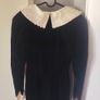 Victor Costa Designer Vintage Velvet Pearl Dress Image 7