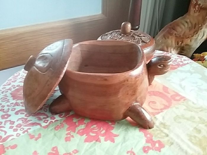 Hand Carved Wooden Containers