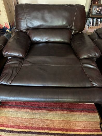 1 seater electric leather recliner