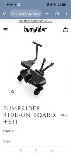 Bumprider - buggy board with seat