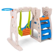 Swing and slide set