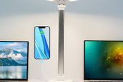 NEW SALE | LED Desk Lamp, Dual Swing-Arm Table Lamp with 5 Color Modes &amp; 5 Brightness Levels, 45Min Auto-Timer, 3 Night Light Modes Eye-Caring Desk Light for Study, Working, Bedroom