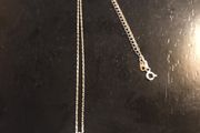 Real diamonds silver necklace