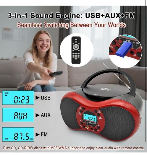 CD Player FM Radio