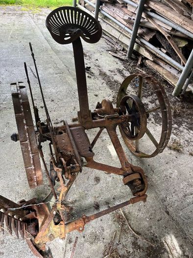 Vintage Pierce Horse-Drawn Finger Bar Mower