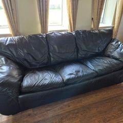 3 seater leather sofa