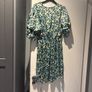 river island ditsy dress that ties at back Image 3