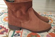 Schutz Suede Ankle Boots Size Uk 6 (eu 39)