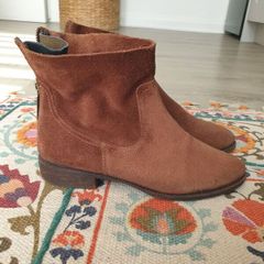 Schutz Suede Ankle Boots Size Uk 6 (eu 39)