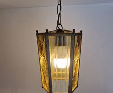 Antigue French Copper lantern ceiling light