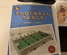 desktop football table