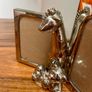 John Lewis Baby silver double photo frame with animal figures Image 4