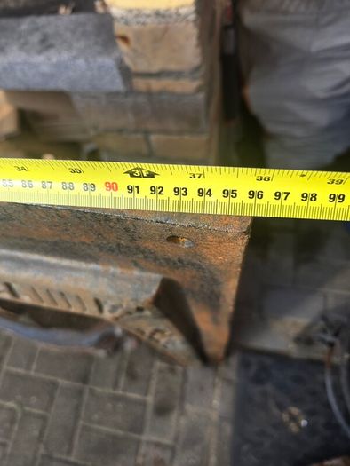 Antique Cast Iron Fireplace Surround
