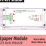 2.9" E Ink display, b/w or b/w/r Image 3