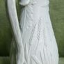 Antique Staffordshire Parian Ware Pitcher: William Brownfield Fern Design, Pewter Lid Image 7