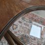 Nathan Mid Century Antique Triangular Teak and Glass Coffee Table Image 7