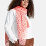 SAMOON   SALE New scarf in coral with white from Samoon. REDUCED. Image 3
