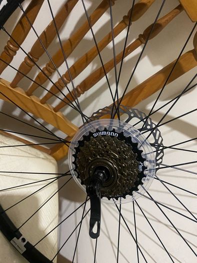 100% Brand-new Bicycle Mountain bike Rear Wheel, Back Wheel 27.5" Quick Release Disc Brake Wheel 7 Speed Freewheel Shimano cassette