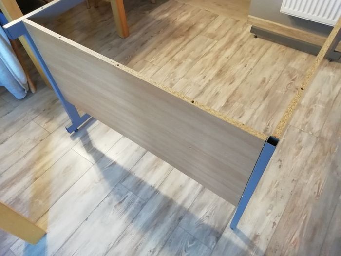 Corner desk frame