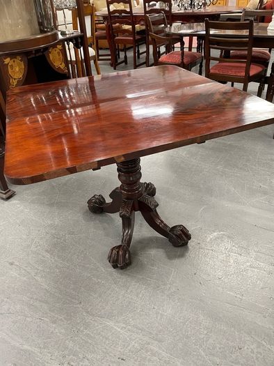 Antique William IV Folding Card Table