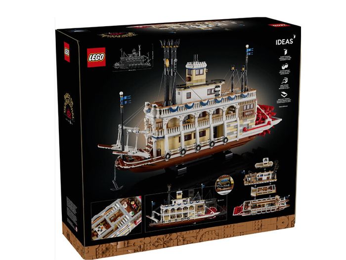 Lego 21356 River Steamboat & 5009157 Amelia Ticket Booth
