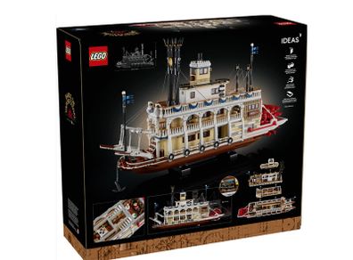 Lego 21356 River Steamboat & 5009157 Amelia Ticket Booth