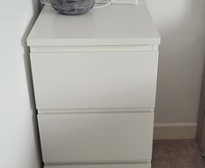 ikea malm bedside locker
