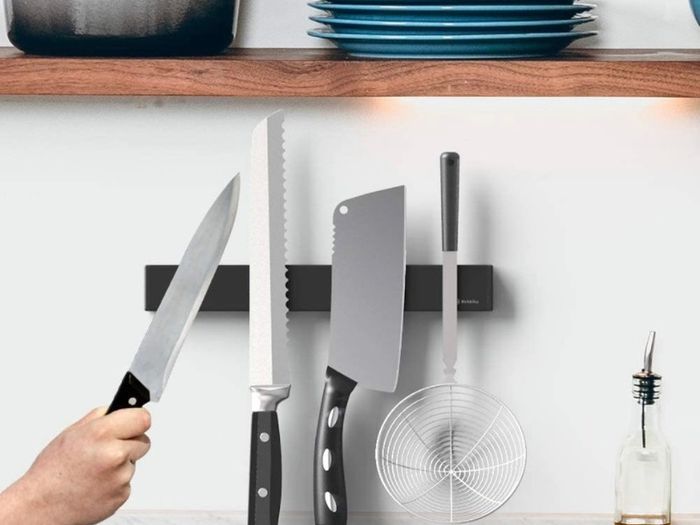 New Version Magnetic Knife Holder, Magnetic Knife Strip, Magnetic Knife Bar, Magnetic Knife Rack Stainless Steel 11.81 inch (FREE POSTAGE)