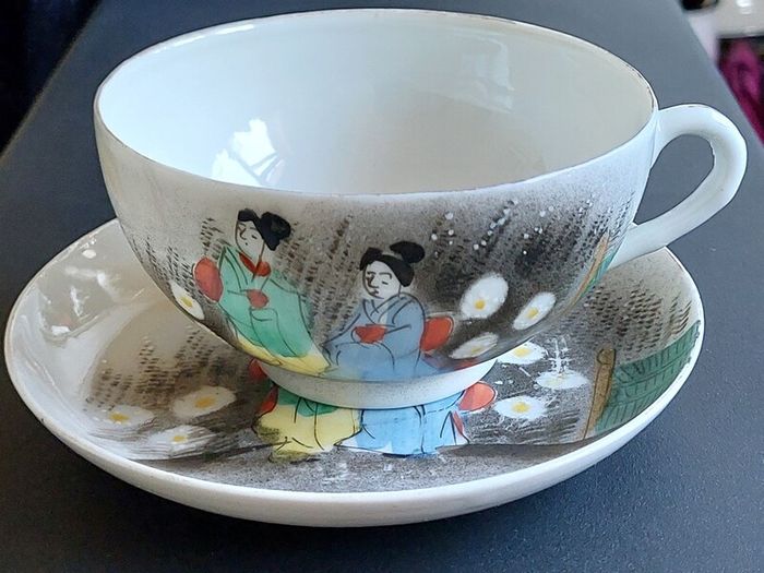 Satsuma Tea Cup/Saucer