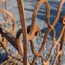 Vintage cast iron Singer treadle sewing machine base Image 4