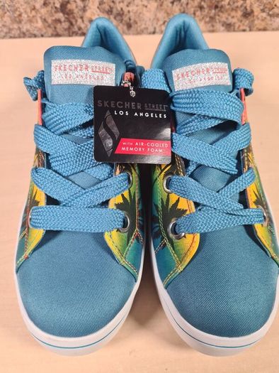 Womens Skechers Street Los Angeles Trainers Memory Foam Runners Size Uk 7 Eu 40 Brand New