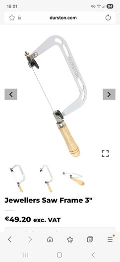 saw frame (DURSTON brand) jewellers