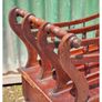 Antique Canterbury Magazine Rack KAS810 Image 4
