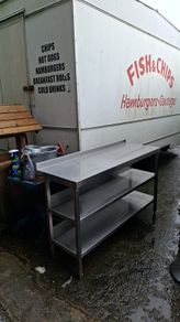 3 Tier Stainless steel shelving
