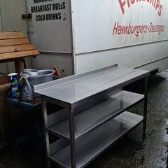 3 Tier Stainless steel shelving