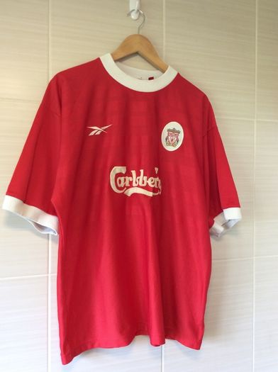 Liverpool Jersey. Official Reebok Mens Home Jersey Season 1998-2000.Original From The Time. Not A Modern Remake.