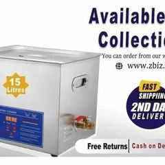 15L Ultrasonic Washing Cleaner for Small Items:AVAILABLE FOR COLLECTION
