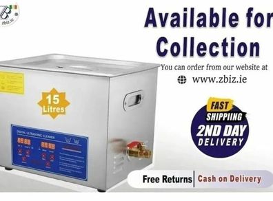 15L Ultrasonic Washing Cleaner for Small Items:AVAILABLE FOR COLLECTION
