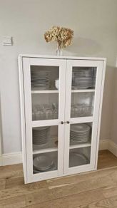Glass-door cabinet