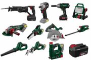 Parkside 20V Cordless Power Tools with 3 Year Warranty! Drill, Jigsaw, Charger, 4Ah Battery, Pump/Compressor, Hammer SDS Drill, Heat Gun, Impact Driver, Orbital Sander, Circular Saw, Sabre Saw, Angle Grinder, Pressure Washer, Wrench, Glue Gun, Leaf Blower