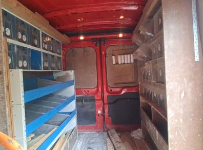 Van shelves