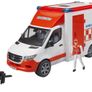 Bruder 1:16 Mercedes Sprinter Ambulance + Figure (Lights & Sound) Image 6