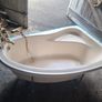 Corner Bath and Taps Image 2