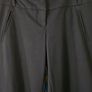 Topshop Y2K mid rise black flared wide leg ladies trousers Size 10 Image 3