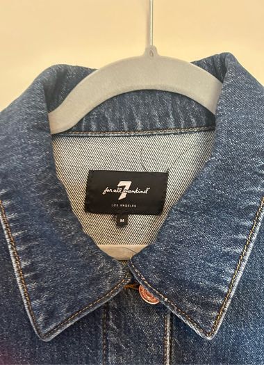 7 For All Mankind Denim Jacket Hardly worn size M