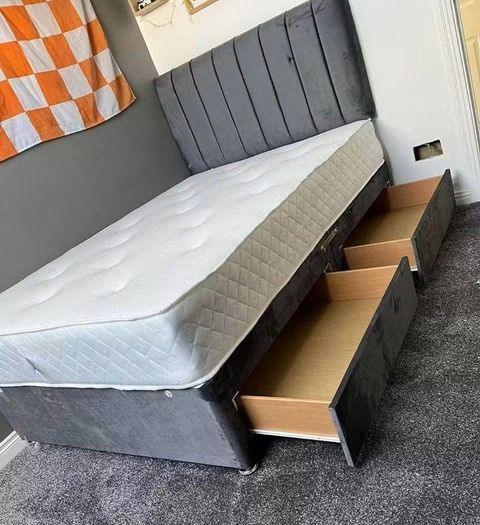 Double Bed And Mattress