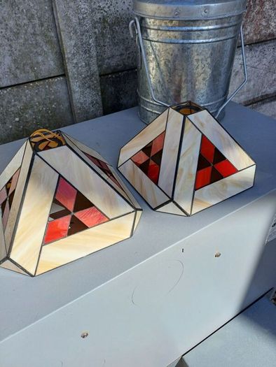 Vintage Stained Glass Shades