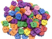 Wooden buttons- pack of 50